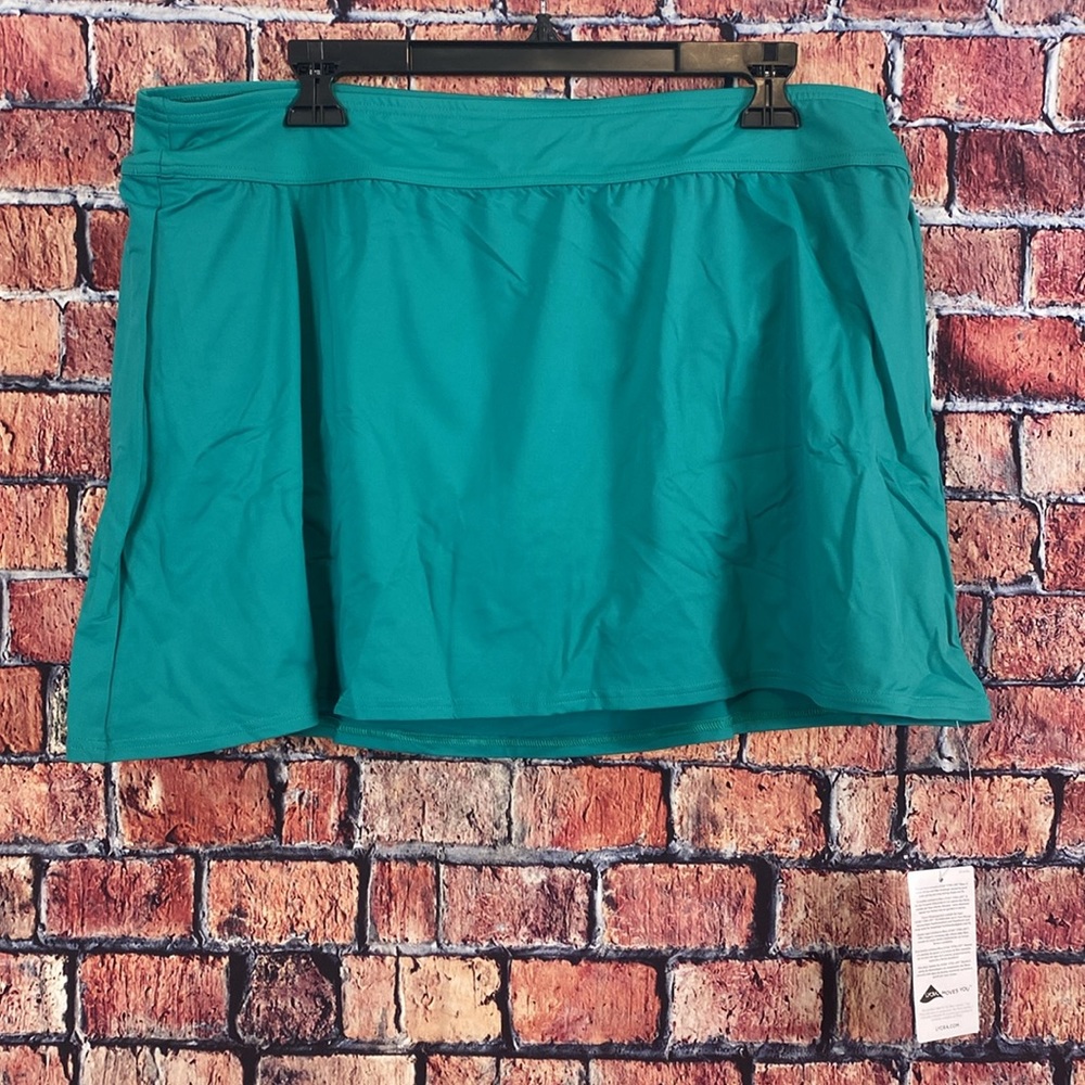 LANDS’ END Chlorine Resistant Tummy Control Swim Skirt Swim Bottoms